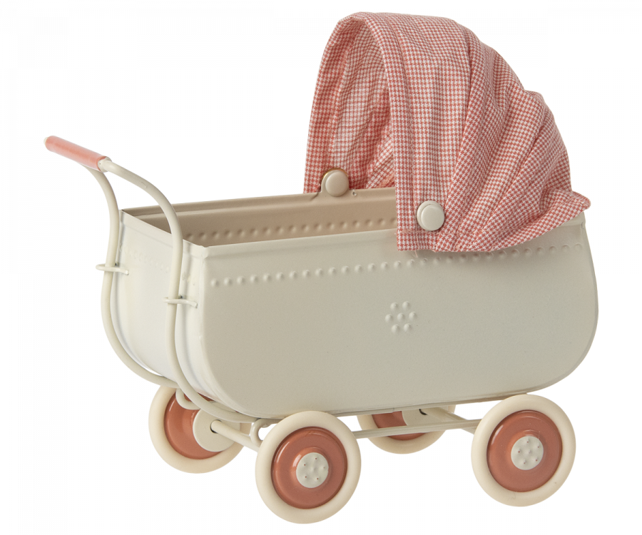 Maileg - Vintage Kinderwagen micro coral