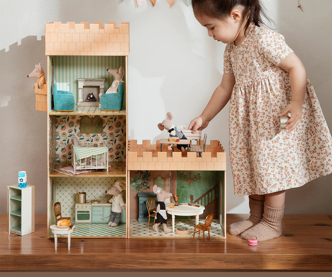 Maileg - Stuhl Maus gold