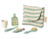 Maileg - Zahnbürsten-Set in Tasche Maus blau gestreift