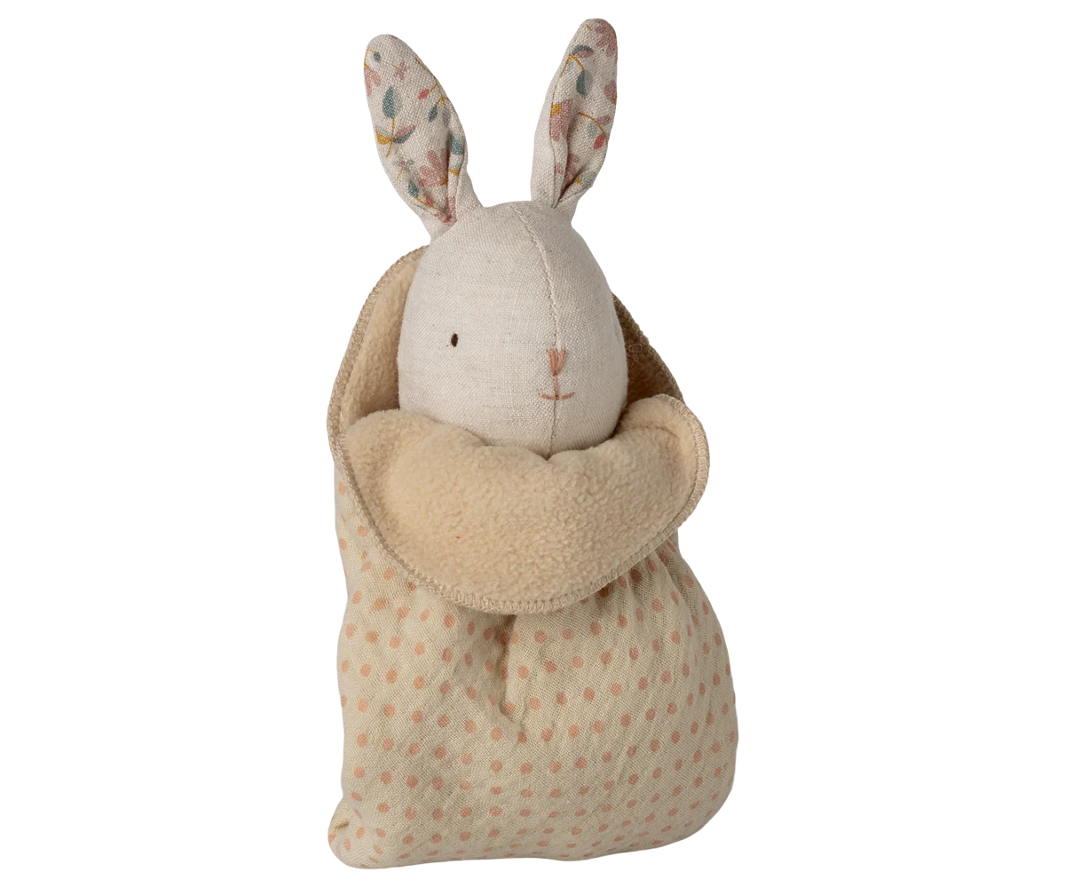 Maileg - Mini Hase natur mit Schmusetuch
