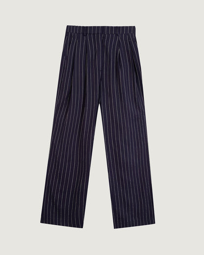 Maison Labiche Paris - Damen Hose Streifen blau weiß