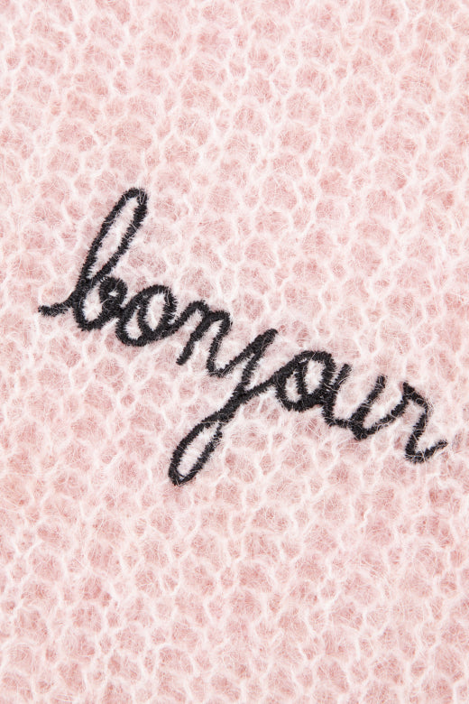 Maisonlabiche-pullover-bonjou-rosa
