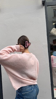 Maisonlabiche-pullover-bonjou-rosa