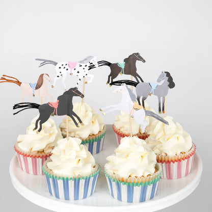 Meri Meri - Kinder Muffinsset Pferde
