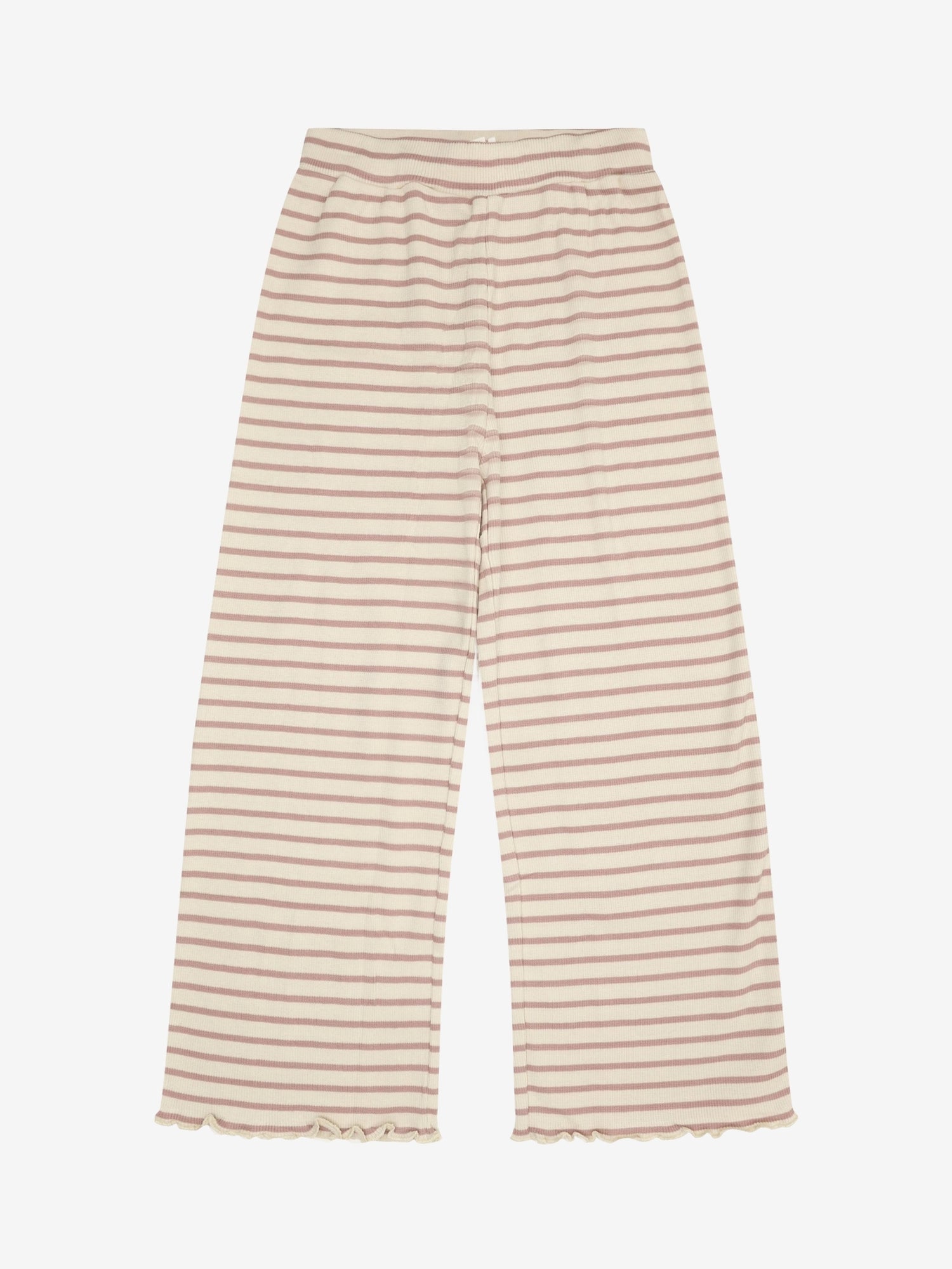 Minymo - Kinder Hose gestreift, rosa-weiss