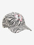 Minymo - Kinder Kappe Baumwolle zebraprint
