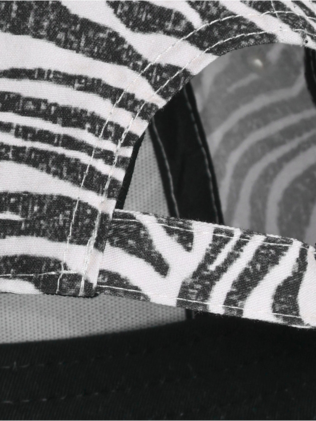 Minymo - Kinder Kappe Baumwolle zebraprint