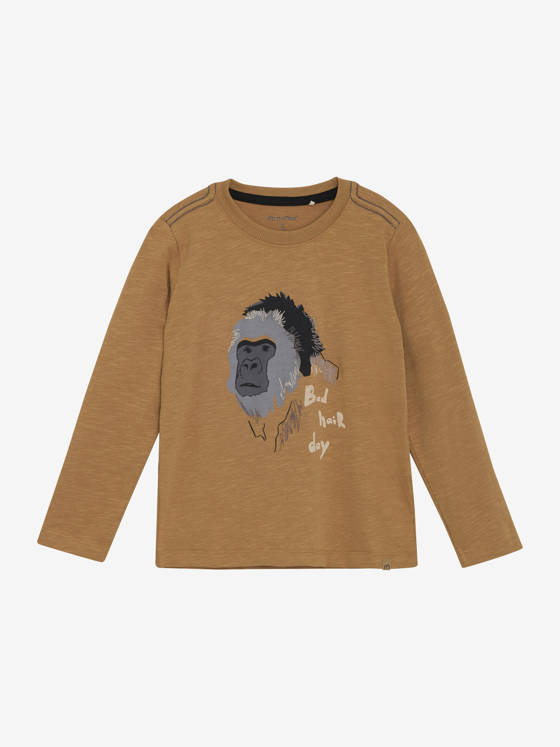 Minymo-kindershirt-gorilla-braun