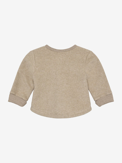 Minymo - Baby Fleecejacke braun Für Jungen und Mädchen