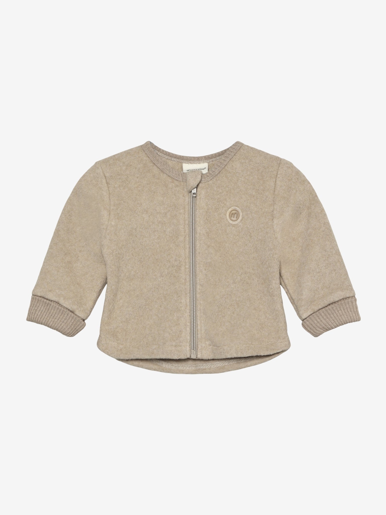 Minymo - Baby Fleecejacke braun Für Jungen und Mädchen