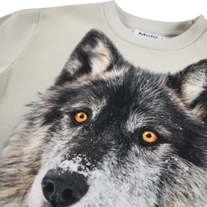 Molo - Kinder / Jungen Sweatshirt „Two Wolves“ - Detailbild