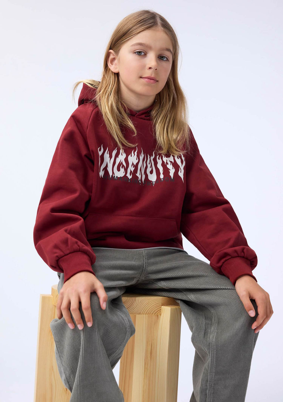 Molo - Sweater Kinder / Jungen in dunkelrot mit Print
