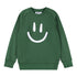 Molo - Sweatshirt in grün mit Smiley für Kinder