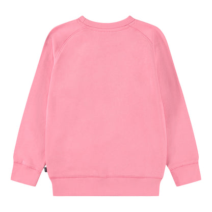 Molo - Sweatshirt in rosa für Kinder/Mädchen ohne Kapuze