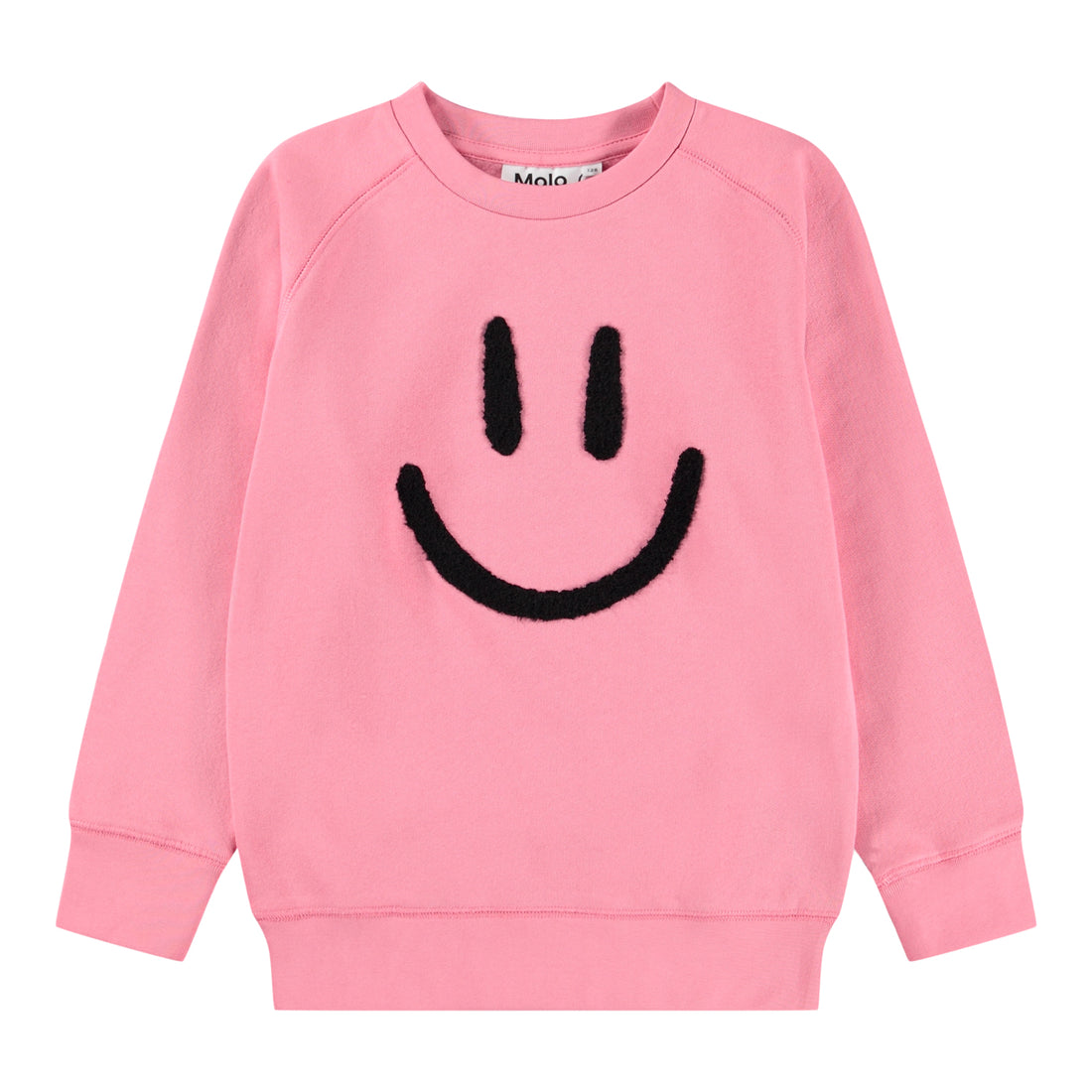Molo - Sweatshirt in rosa mit Smiley