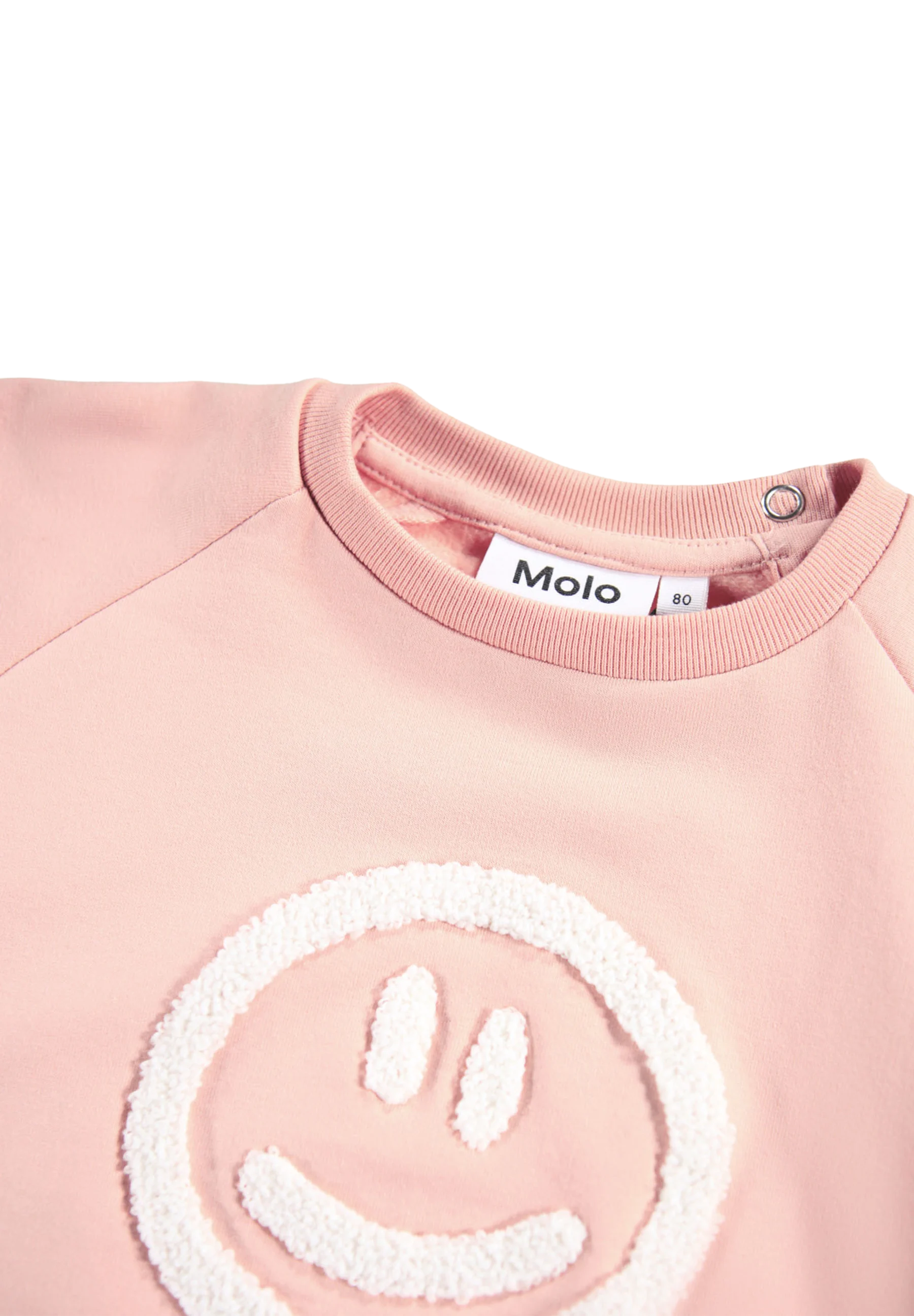 Molo - Baby Sweater Smiley rosa