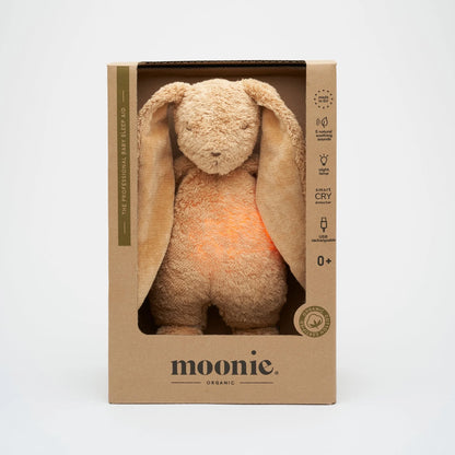 Moonie - Hase Einschlafhilfe mit Nachtlicht in beige