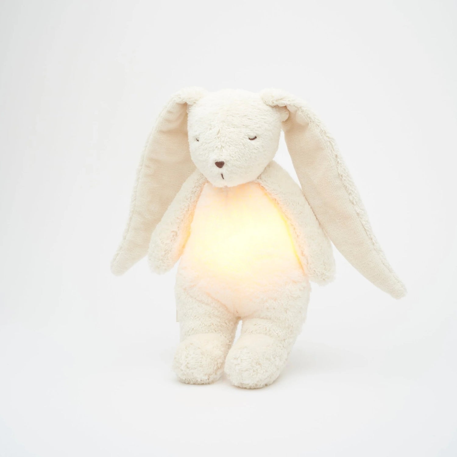 Moonie - Hase Einschlafhilfe mit Nachtlicht in weiß