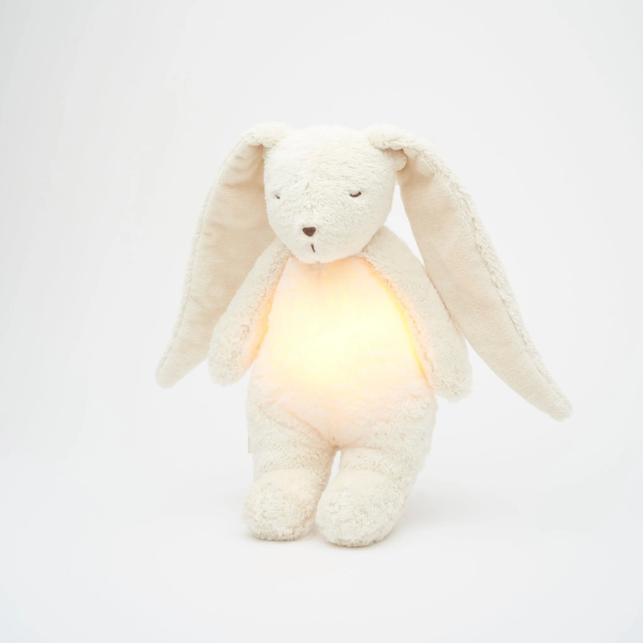 Moonie - Hase Einschlafhilfe mit Nachtlicht in weiß