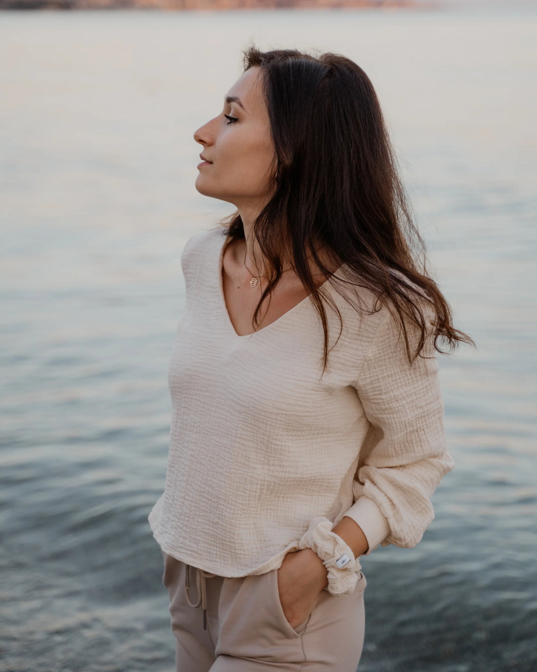 Hutch & Putch - Musselinbluse natur Baumwolle(bio)