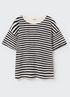 My Little Cozmo -  Kinder kurzarm T-Shirt frottee dunkelblau gestreift