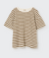 My Little Cozmo -  Kinder kurzarm T-Shirt Frottee braun gestreift
