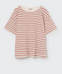 My Little Cozmo -  Kinder kurzarm T-Shirt rosa gestreift