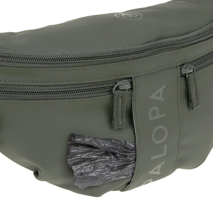 PALOPA - Damen Bauchtasche Emma Hund grün MINI &amp; ME