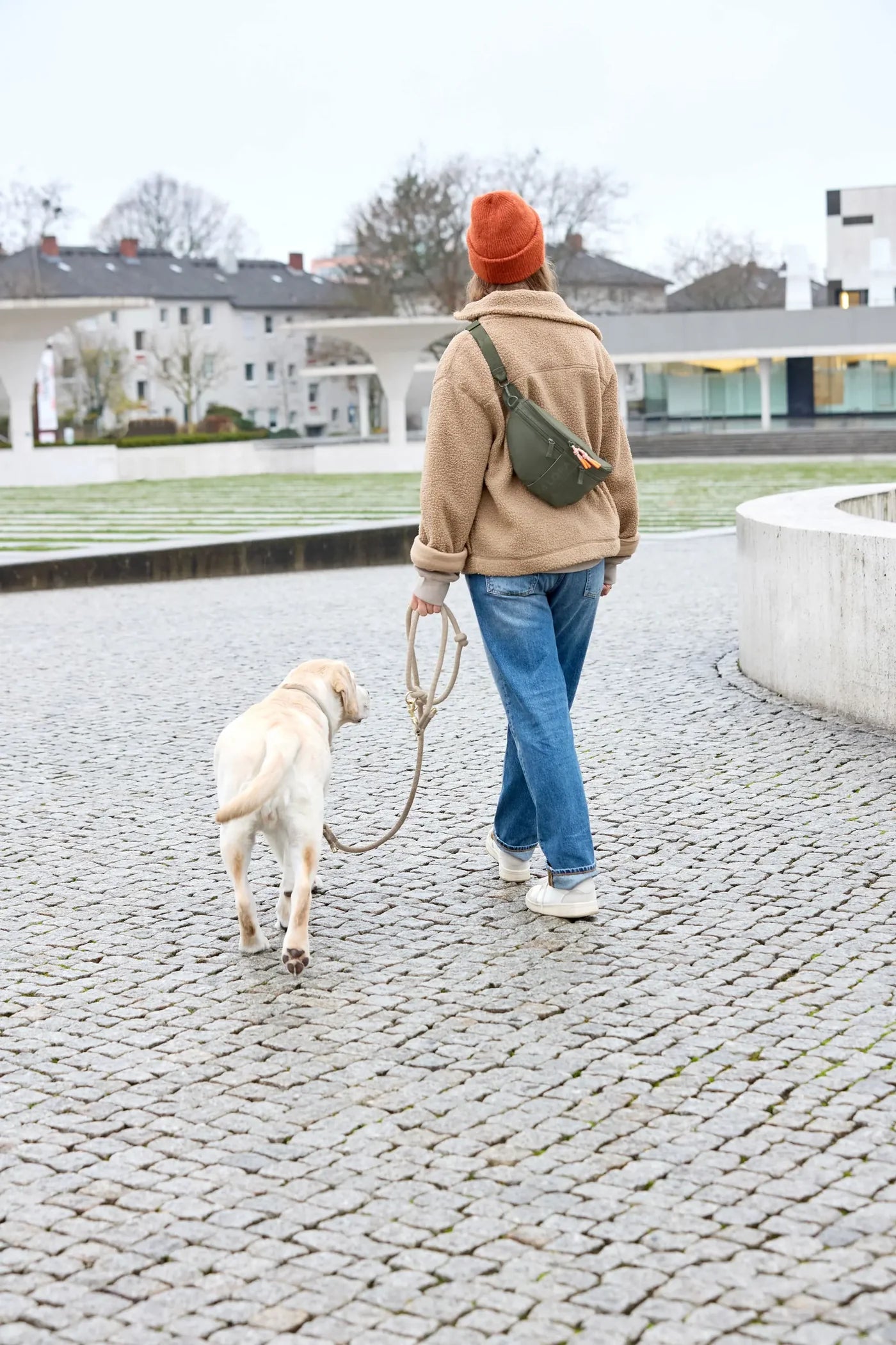PALOPA - Damen Bauchtasche Emma Hund grün MINI &amp; ME