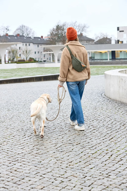 PALOPA - Damen Bauchtasche Emma Hund grün MINI &amp; ME