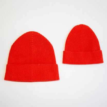 Papa Lobster - Baby Cashmere Mütze MALU rot
