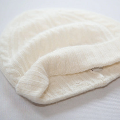 Papa Lobster - Baby Cashmere Mütze AMARI Naturweiß
