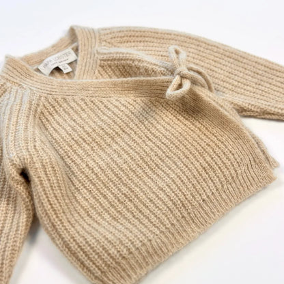 Papa Lobster - Baby Cardigan Kaschmir COSI beige