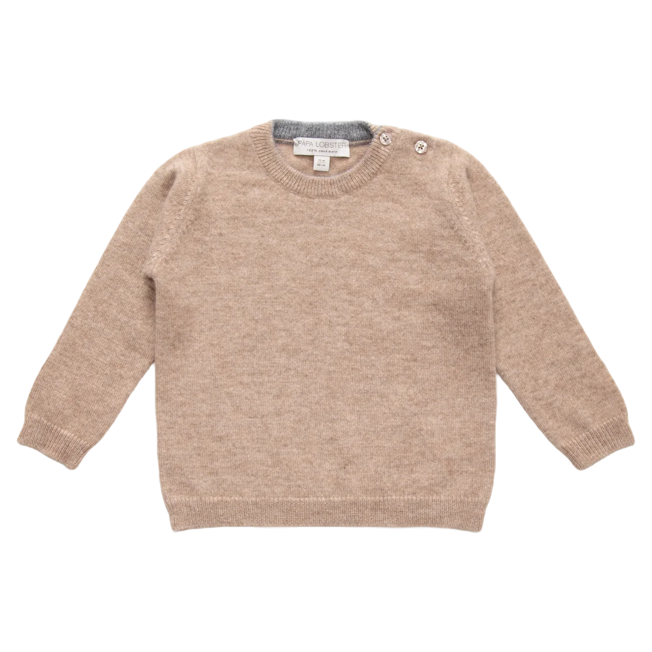 Papa Lobster - Baby Jumper BOB beige/grau