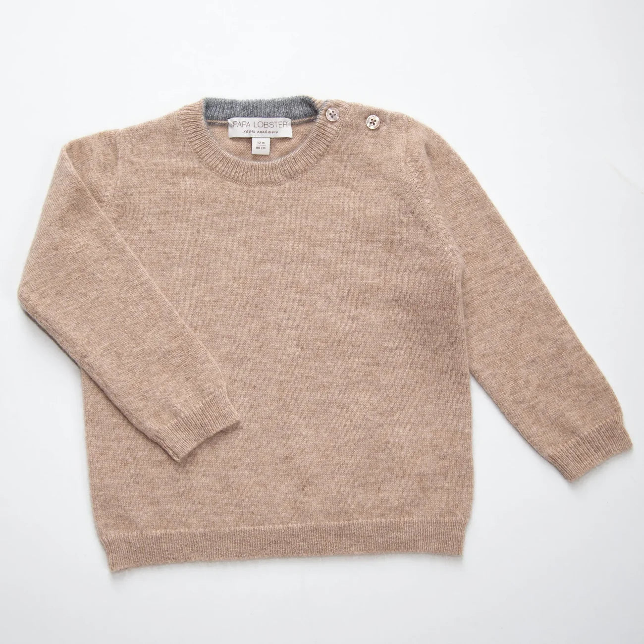 Papa Lobster - Baby Jumper BOB beige/grau
