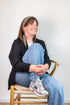 Papa Lobster - Damen Schal Kaschmir MOLIE braun