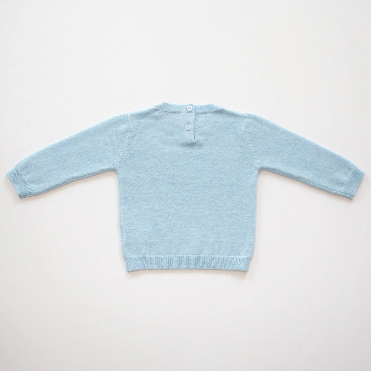Papa Lobster - Baby Cashmere Pullover ROCKET Hellblau