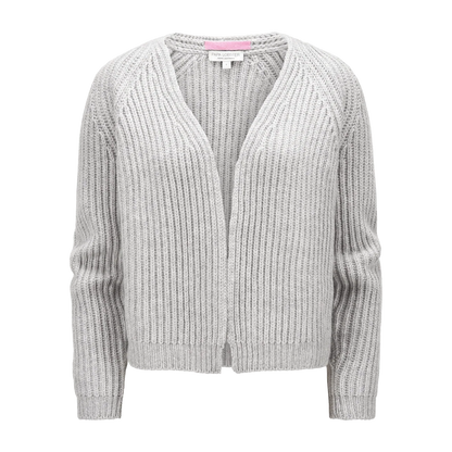 Papa Lobster - Damen Cardigan Kaschmir LOLA grau