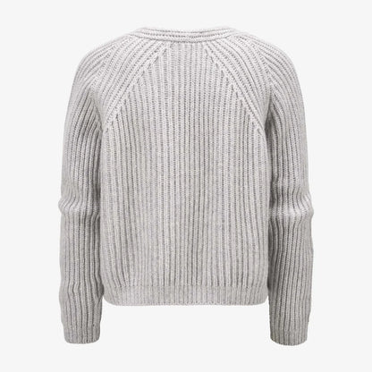 Papa Lobster - Damen Cardigan Kaschmir LOLA grau