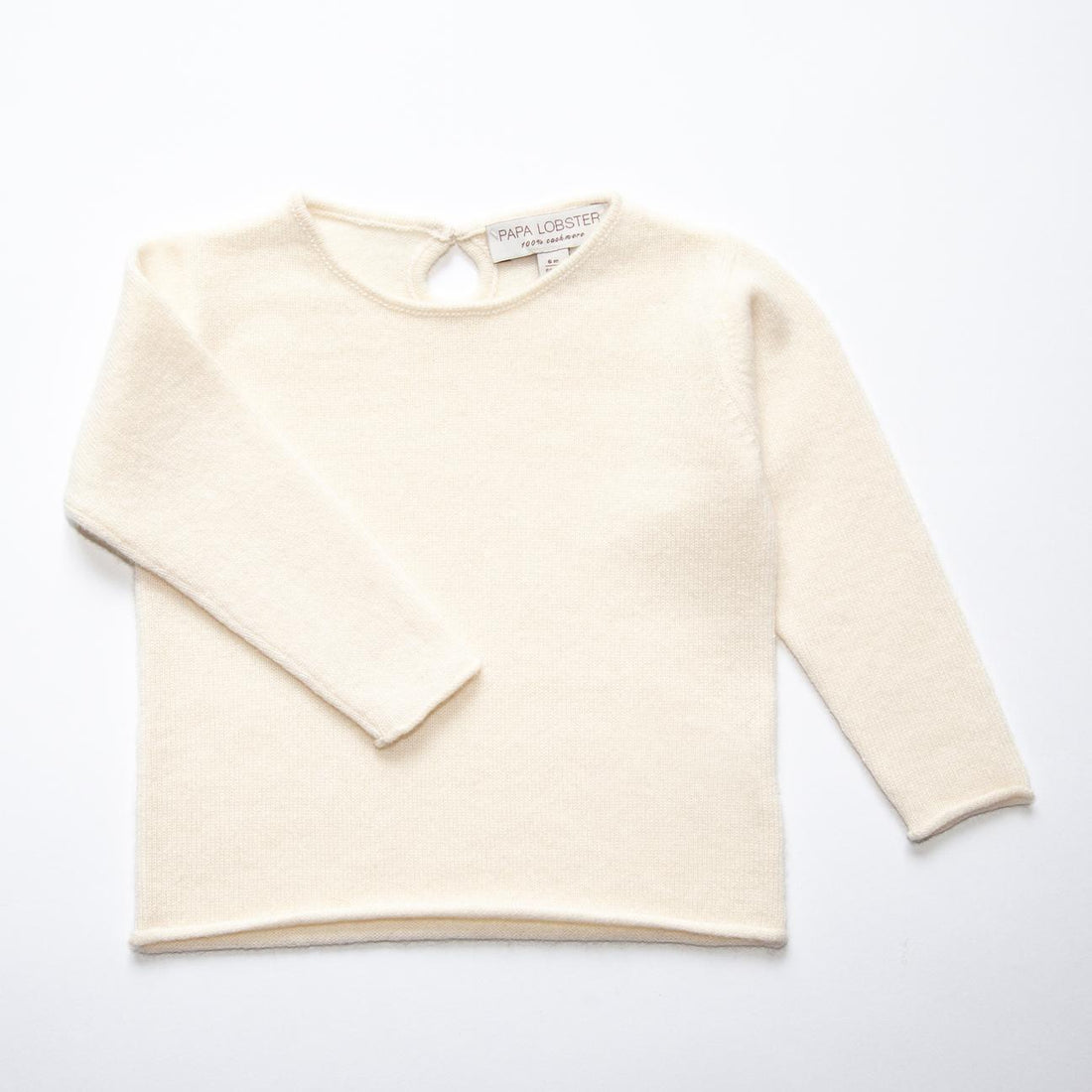 Papa Lobster - Cashmere Pullover Alexis natur für Babies