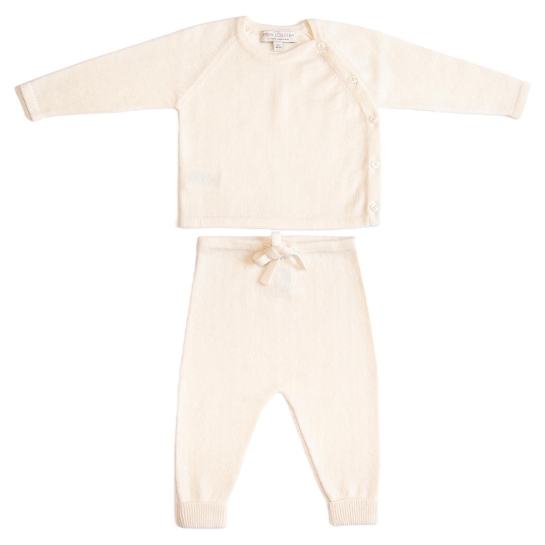 Papa Lobster - Cashmere Babyset natur