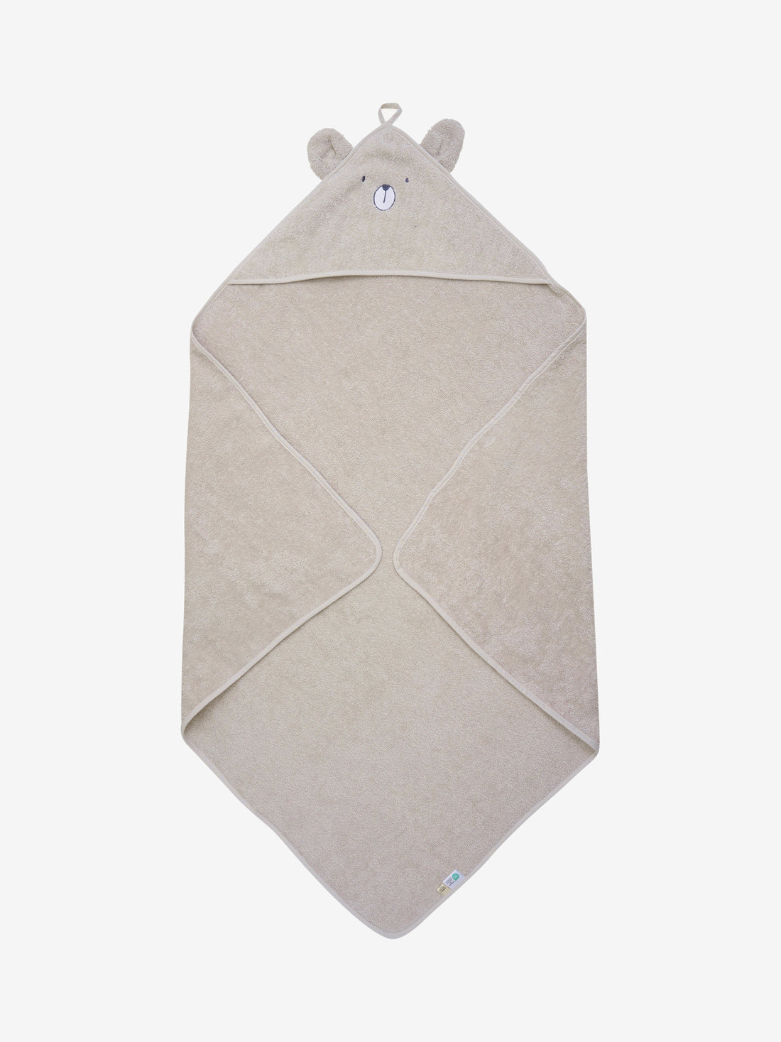 Pippi - Kapuzenhandtuch Bär beige Klein