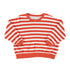 Piupiuchick - Baby - Kinder Frottee Sweatshirt Streifen rot weiß
