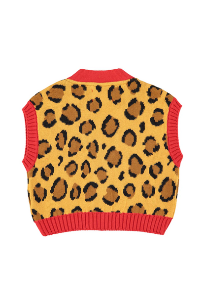 Piupiuchick - Kinder Weste "Animalprint" Baumwolle (Bio)