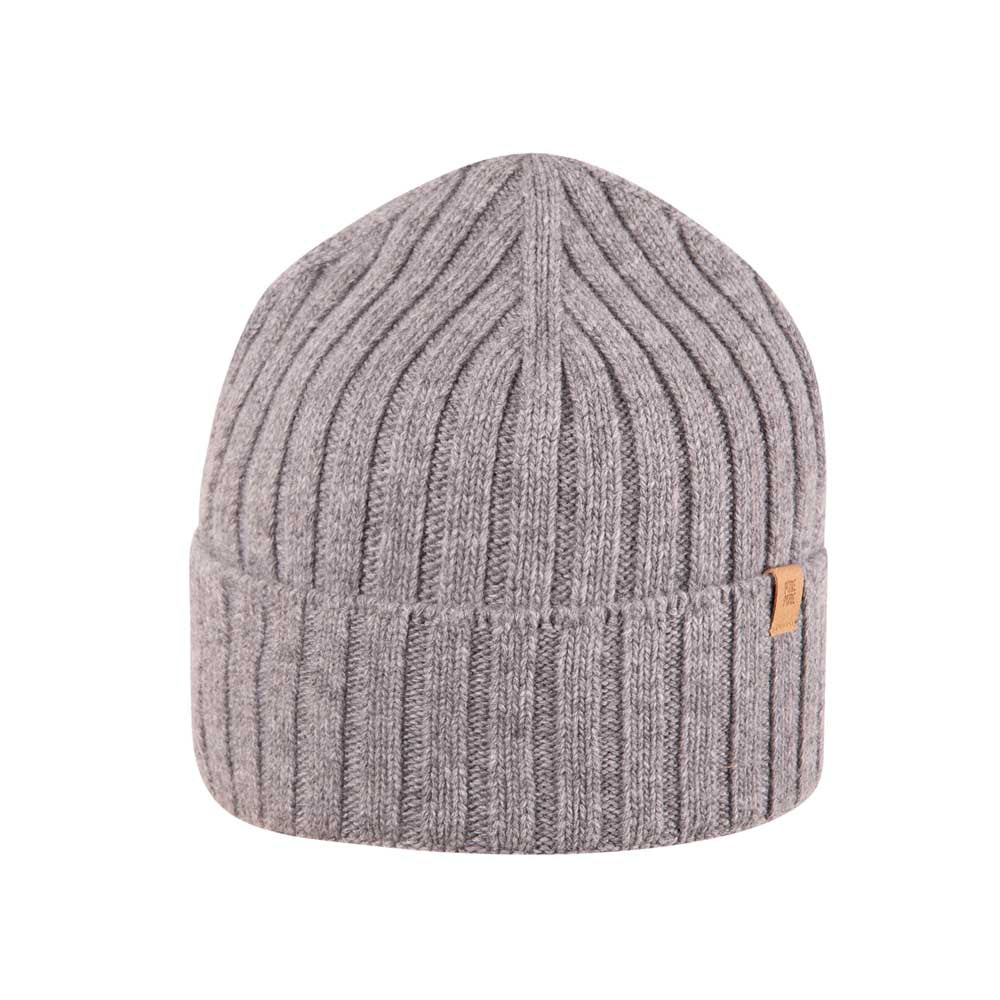 Pure Pure - Damen Beanie Wollmütze grau