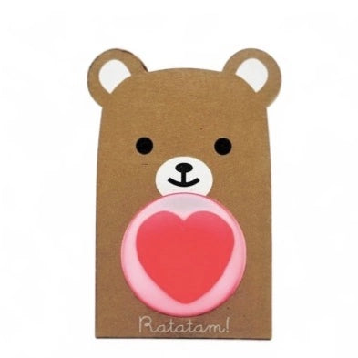 Ratatam - Hüpfball Flummi Herz rosa