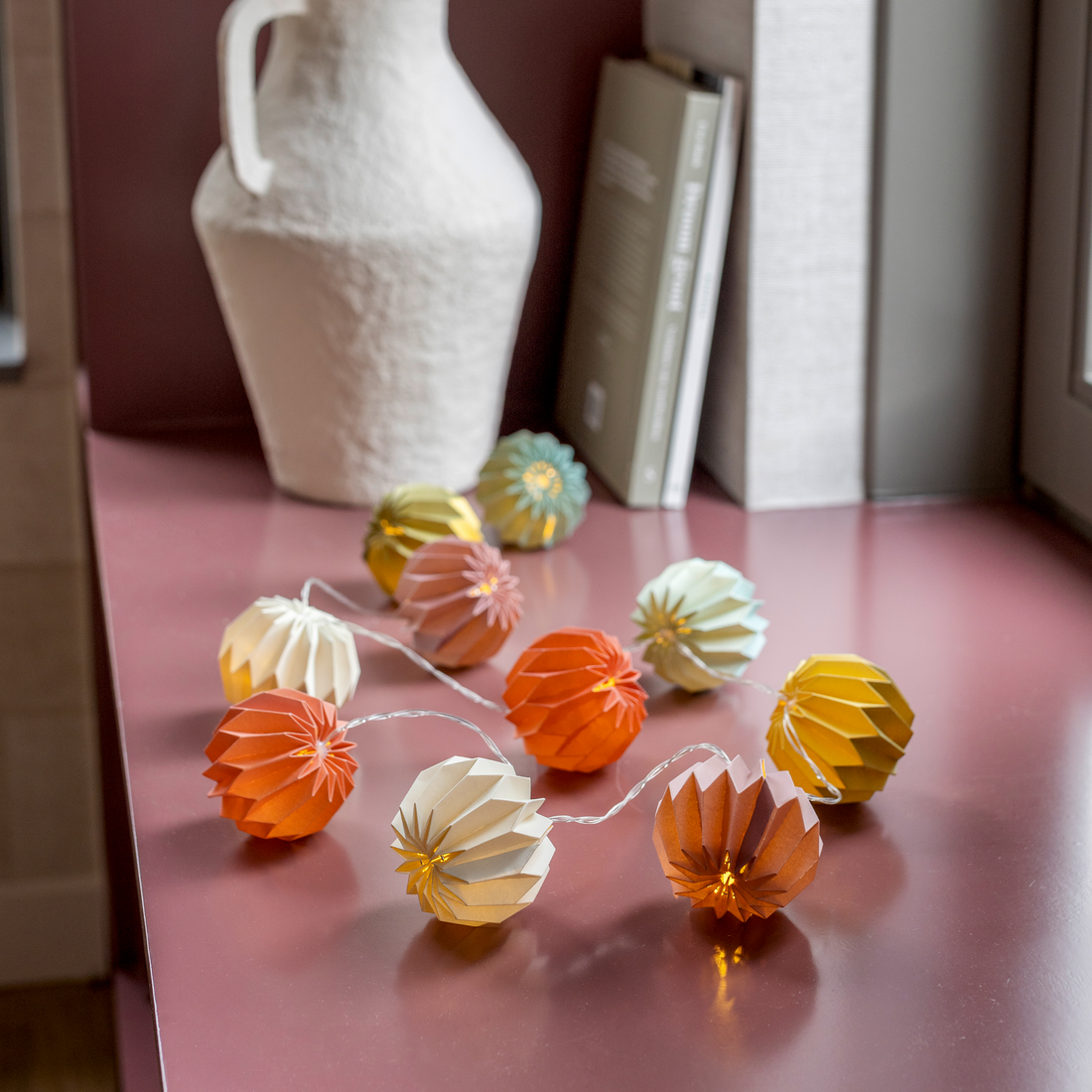 Remember - Papier Lichterkette Yazz