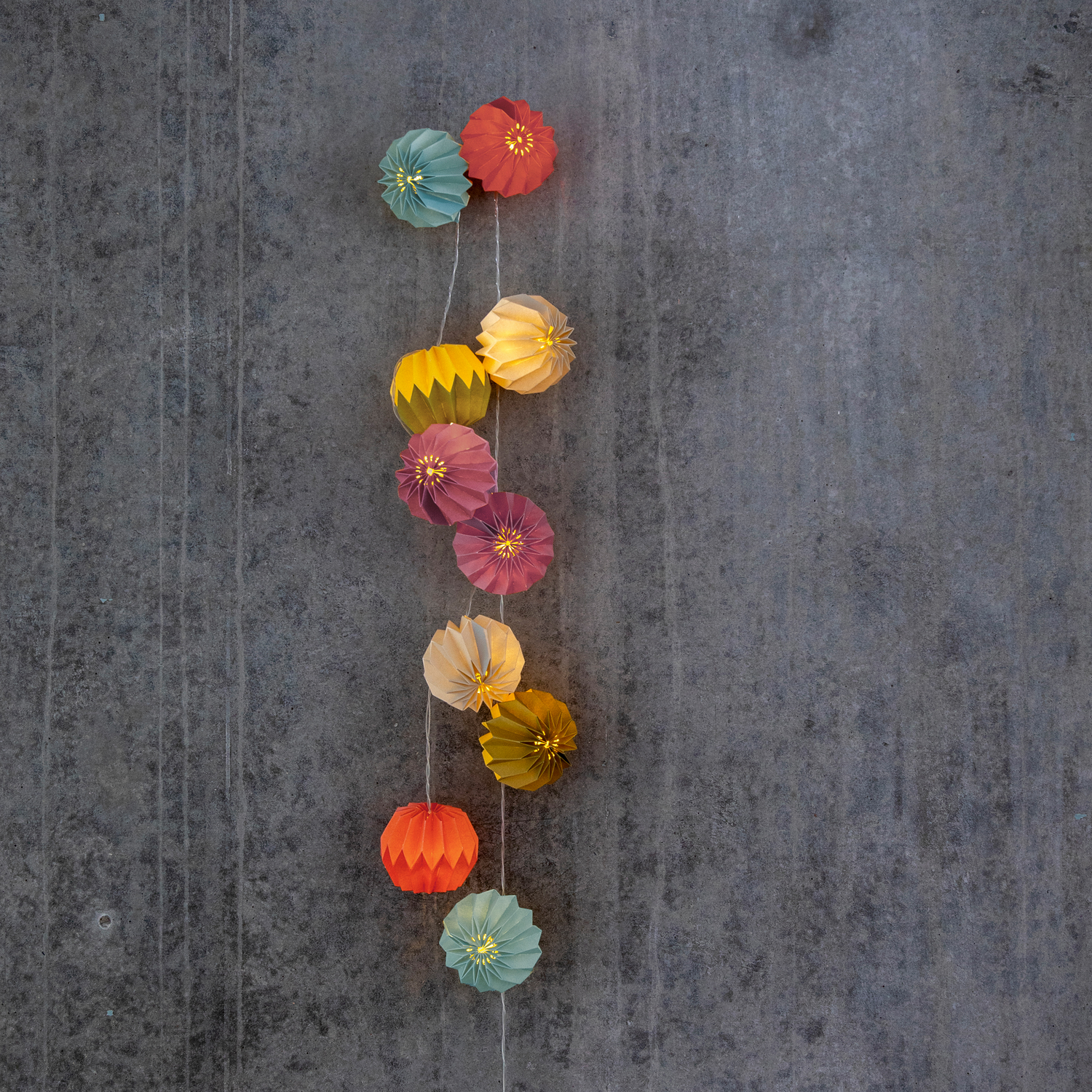 Remember - Papier Lichterkette Yazz