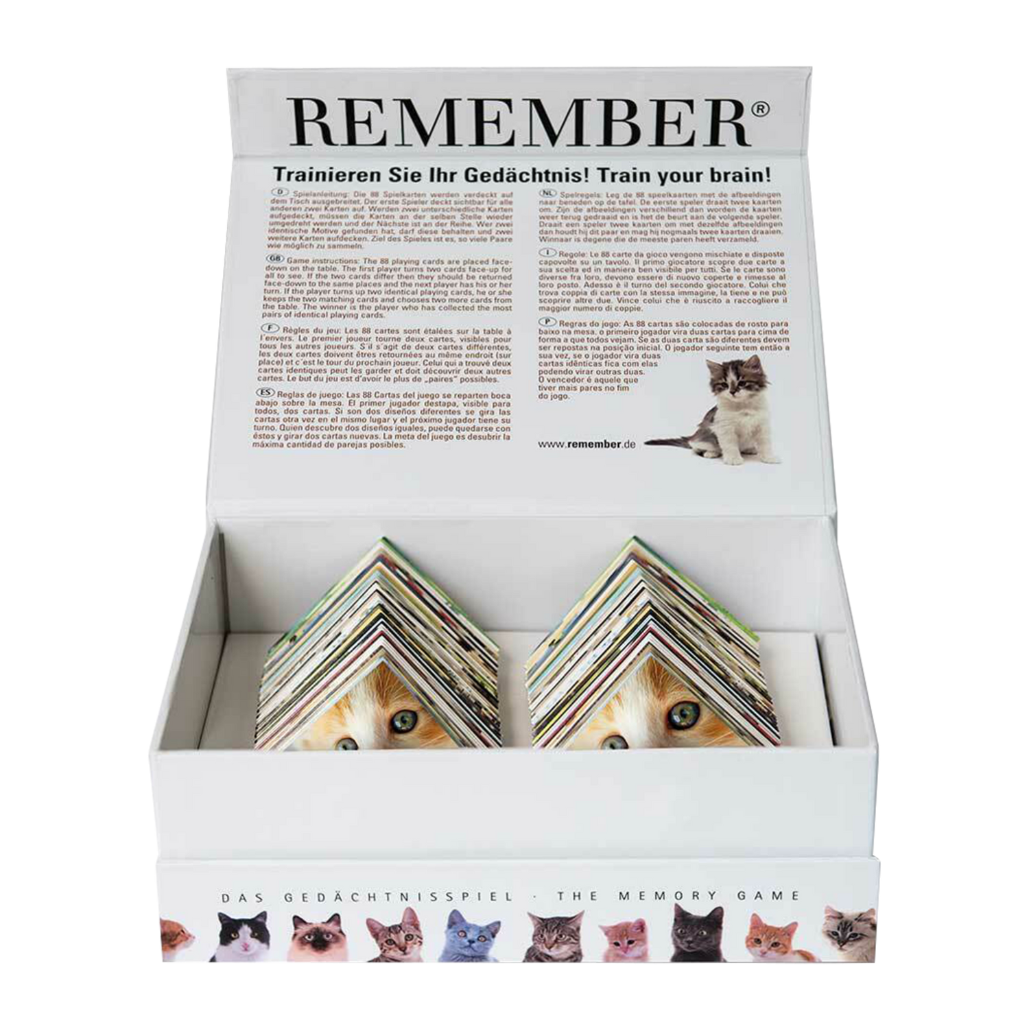 Remember - Konzentrationsspiel Memory Katzen