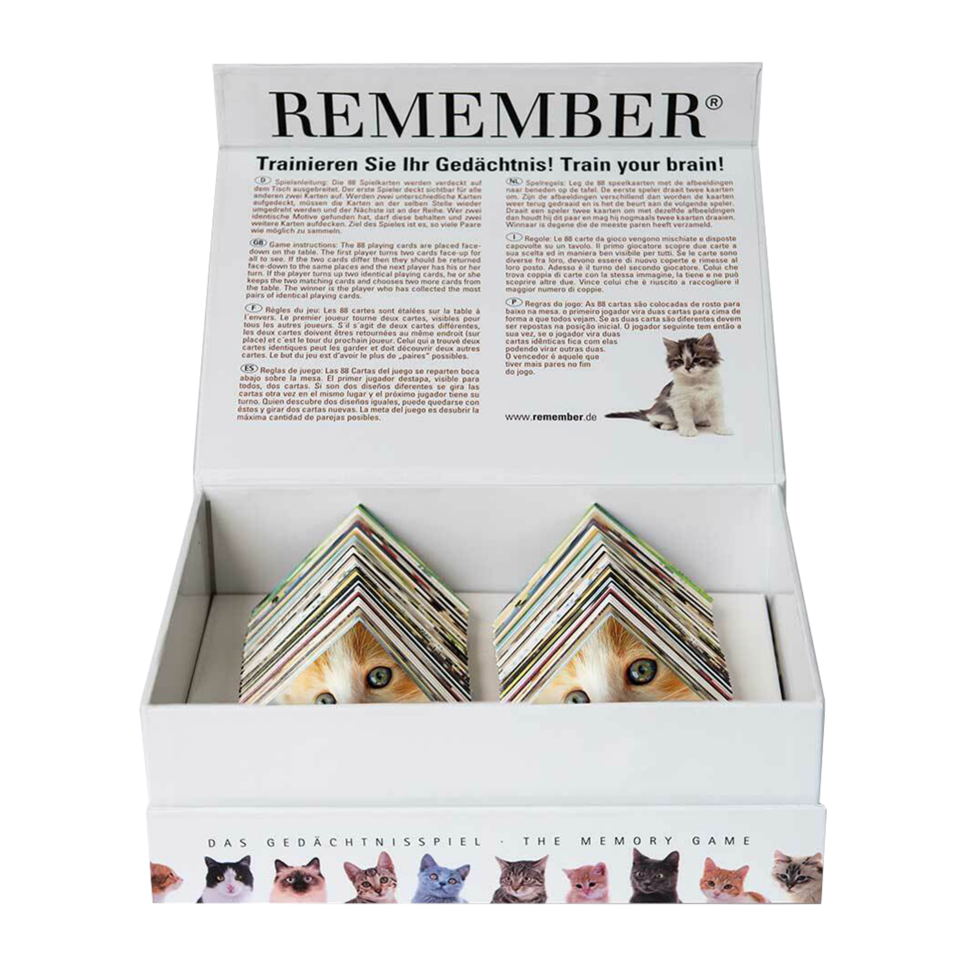 Remember - Konzentrationsspiel Memory Katzen